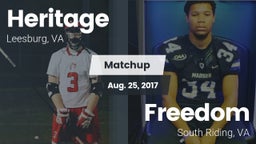 Matchup: Heritage  vs. Freedom  2017