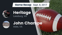 Recap: Heritage  vs. John Champe   2017