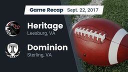 Recap: Heritage  vs. Dominion  2017