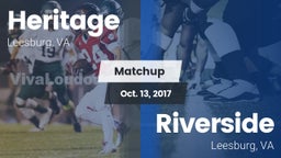 Matchup: Heritage  vs. Riverside  2017