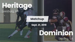 Matchup: Heritage  vs. Dominion  2018