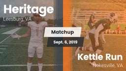Matchup: Heritage  vs. Kettle Run  2019