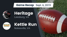 Recap: Heritage  vs. Kettle Run  2019