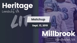 Matchup: Heritage  vs. Millbrook  2019