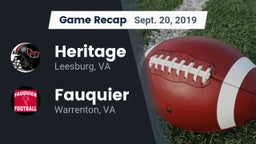 Recap: Heritage  vs. Fauquier  2019