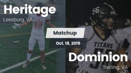 Matchup: Heritage  vs. Dominion  2019