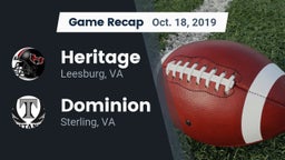 Recap: Heritage  vs. Dominion  2019