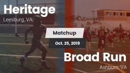 Matchup: Heritage  vs. Broad Run  2019