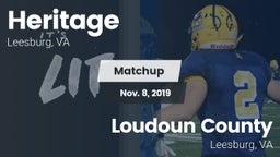 Matchup: Heritage  vs. Loudoun County  2019
