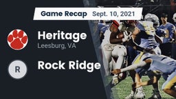 Recap: Heritage  vs. Rock Ridge 2021
