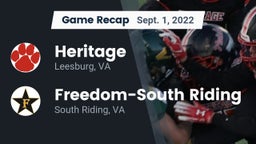 Recap: Heritage  vs. Freedom-South Riding  2022