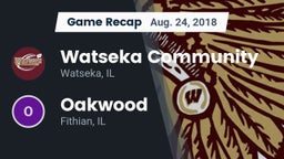 Recap: Watseka Community  vs. Oakwood  2018