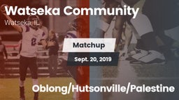 Matchup: Watseka Community vs. Oblong/Hutsonville/Palestine 2019