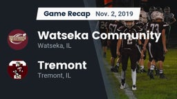 Recap: Watseka Community  vs. Tremont  2019
