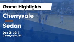 Cherryvale  vs Sedan  Game Highlights - Dec 08, 2016