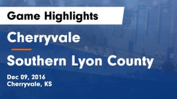 Cherryvale  vs Southern Lyon County Game Highlights - Dec 09, 2016