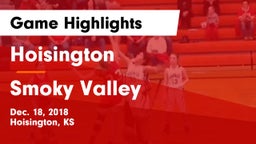 Hoisington  vs Smoky Valley  Game Highlights - Dec. 18, 2018