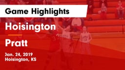 Hoisington  vs Pratt  Game Highlights - Jan. 24, 2019