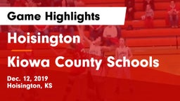 Hoisington  vs Kiowa County Schools Game Highlights - Dec. 12, 2019