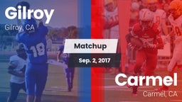 Matchup: Gilroy  vs. Carmel  2017