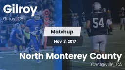 Matchup: Gilroy  vs. North Monterey County  2017