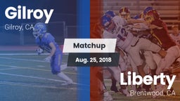 Matchup: Gilroy  vs. Liberty  2018