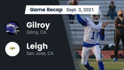 Recap: Gilroy  vs. Leigh  2021