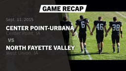 Recap: Center Point-Urbana  vs. North Fayette Valley  2015