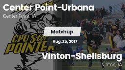 Matchup: Center Point-Urbana vs. Vinton-Shellsburg  2017