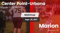 Matchup: Center Point-Urbana vs. Marion  2017