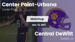 Matchup: Center Point-Urbana vs. Central DeWitt 2017
