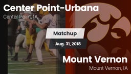 Matchup: Center Point-Urbana vs. Mount Vernon  2018