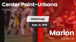 Matchup: Center Point-Urbana vs. Marion  2018