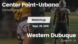 Matchup: Center Point-Urbana vs. Western Dubuque  2018