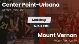 Matchup: Center Point-Urbana vs. Mount Vernon  2019