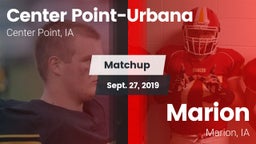 Matchup: Center Point-Urbana vs. Marion  2019