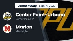 Recap: Center Point-Urbana  vs. Marion  2020