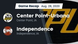 Recap: Center Point-Urbana  vs. Independence  2020