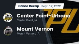 Recap: Center Point-Urbana  vs. Mount Vernon  2022