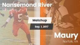 Matchup: Nansemond River vs. Maury  2017