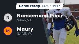 Recap: Nansemond River  vs. Maury  2017