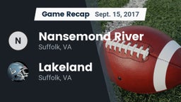 Recap: Nansemond River  vs. Lakeland  2017