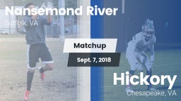 Matchup: Nansemond River vs. Hickory  2018