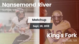 Matchup: Nansemond River vs. King's Fork  2018