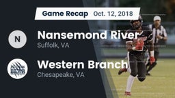 Recap: Nansemond River  vs. Western Branch  2018