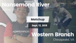 Matchup: Nansemond River vs. Western Branch  2019
