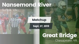 Matchup: Nansemond River vs. Great Bridge  2019