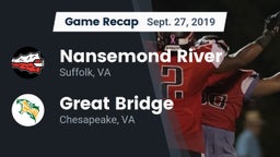 Recap: Nansemond River  vs. Great Bridge  2019