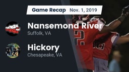 Recap: Nansemond River  vs. Hickory  2019