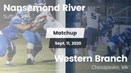 Matchup: Nansemond River vs. Western Branch  2020